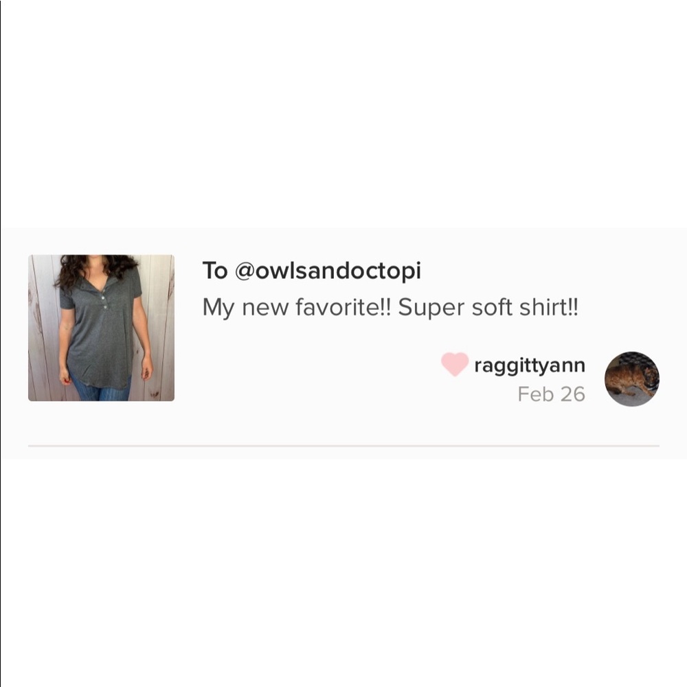 ⚡️LAST ONE⚡️Julia- grey tee with shell buttons - Picture 7 of 8